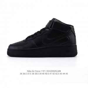 nike Air Force 7 Mid Af1耐克 空军一号 Af1 中帮 魔术贴 厚底增高运动板鞋 原楦头原纸板 打造纯正空军版型。专注外贸渠道 全掌内置蜂