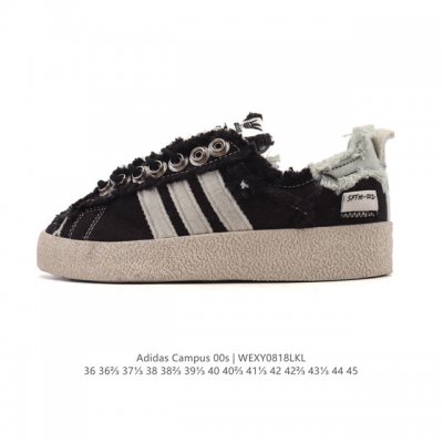 真标 Adidas 阿迪达斯 男女鞋真标半码制，原楦开发版型，采用棉质帆布组合环保纤维革鞋面材质，原档案开发铝楦楦型，正确硫化组合鞋底 每次人气都不低澳洲时尚品