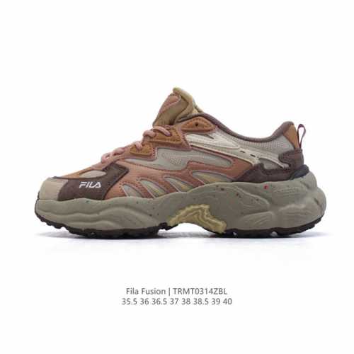 200 【公司级】斐乐 女款老爹鞋 Fila Fusion 厚底增高百搭运动鞋 意大利百年经典运动品牌，网红单品 小红书推荐爆款 Fila斐乐新款小白鞋斐乐潮牌