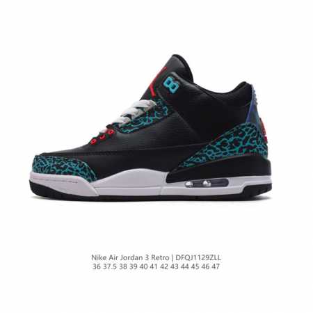 耐克 乔丹 Aj3 耐克 Nike Air Jordan 3 Retro Se 乔3 复刻篮球鞋 乔丹3代 三代 男女子运动鞋，作为 Aj 系列中广受认可的运动 - 点击图像关闭