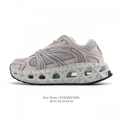 公司级 Dior 迪奥 高奢品牌 彰显高级气质 Dior 运动鞋低帮系列复古休闲鞋时尚慢跑鞋厚底老爹鞋圆头系带 运动跑鞋 生活休闲鞋 男款 时髦单品 时尚百搭