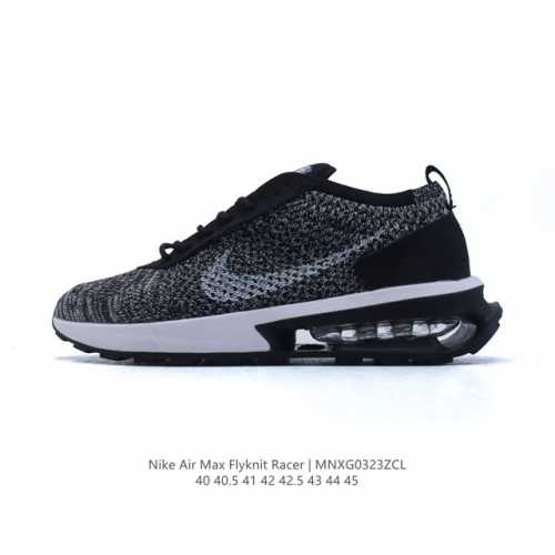 170 耐克(Nike)Airmaxflyknitracer大气垫 透气编织 缓震舒适 男士跑步鞋 春季新款运动休闲鞋 新品推荐｜新派混合体，脚感再升级，上脚嘎