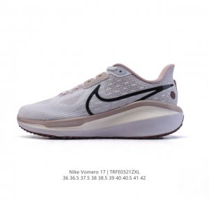 160 【特价公司级】耐克男女同款厚底增高运动老爹鞋 Nike Vomero系列Air Zoom Vomero 17 飞线网面徒步运动缓震跑步鞋。全新配色内置双