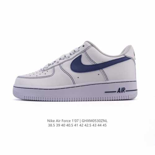 公司级 Af1耐克 Nike Air Force 1 ‘07 Low 空军一号 小白鞋 厚底增高百搭运动板鞋 路易威登联名 原楦头原纸板 打造纯正空军版型，专注