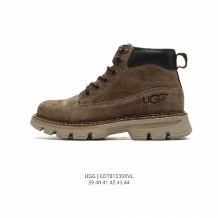 公司级 UGG 中帮靴子 雪地靴 俏皮可爱的百变造型， 美国轻奢品牌UGG 平底系列冬季男士皮鞋 增高厚底网红经典英伦风上线人手必备马丁靴 复古靴子 高帮系列 - 点击图像关闭