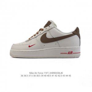 耐克 Nike Air Force 1 '07 Low 空军一号含气垫 小白鞋 2025年 蛇年新款 低帮百搭厚底增高休闲运动板鞋。柔软、弹性十足的缓震性能和出