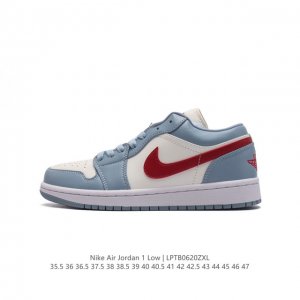 耐克 乔丹Air Jordan 1 Low AJ1 乔1 乔丹1代aj1 低帮复古文化休闲运动篮球鞋。该鞋款从 1985 年元年款汲取设计灵感，焕新演绎简约经典