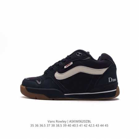 Dime × Vans Rowley XLT 藏蓝色 “ 新联名来了 ”Vans 再度携手 Dime 展开合作，对颇具辨识度的 Rowley XLT 鞋型进行复 - 点击图像关闭