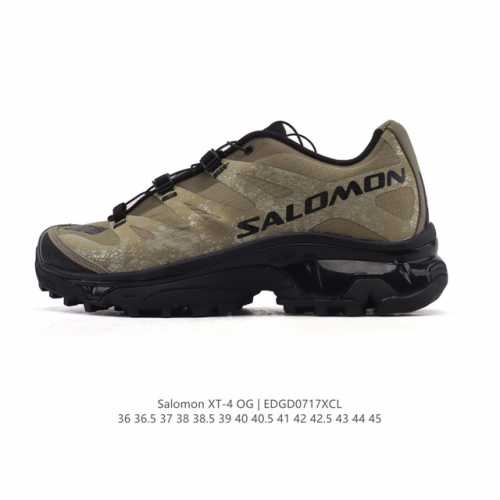 新品公司级 萨洛蒙 Salomon 男女款 城市轻户外舒适透气稳定包裹潮流穿搭休闲运动鞋 Xt-4 Og 深橄榄绿 475685 复古潮流，吸睛无数！Xt-4