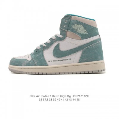 公司级 耐克 男女款运动板鞋 Nike Air Jordan 1 Retro High Og 乔丹一代Aj1 乔1 Aj1 篮球鞋复刻运动鞋。皮面高帮板鞋的设计