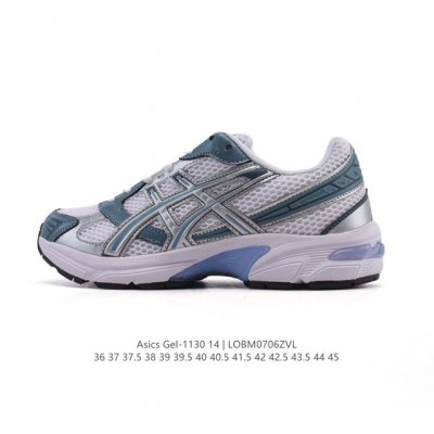 Asics 亚瑟士 新款情侣健步减震复古鞋Gel-1 男女时尚透气运动潮流耐磨休闲鞋 。选用网眼与皮革相接，复古而富有层次感。网布搭配银色金属感线条，虎爪 Lo