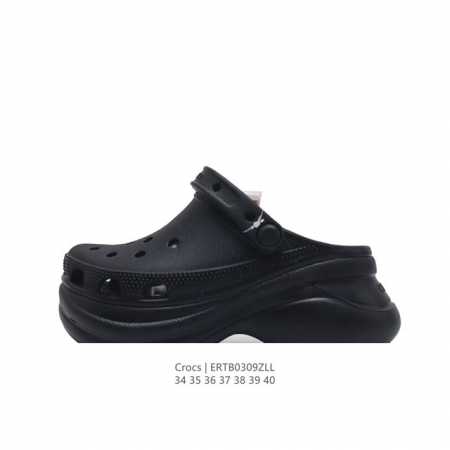 Crocs 沙滩洞洞鞋 女鞋 卡骆驰杨幂同款 厚底增高凸显大长腿沙滩鞋 选择尺码时 建议选大一码 脚感更舒适 这款没有鞋盒 类型：女鞋 尺码：34-40 编码： - 点击图像关闭