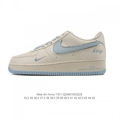 耐克 Nike Air Force 1 '07 Low 空军一号含气垫 低帮 小白鞋 百搭厚底增高休闲运动板鞋。柔软、弹性十足的缓震性能和出色的中底设计，横跨复