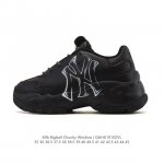 公司级 美职棒 Mlb Bigball Chunky 纽约洋基队厚底增高老爹鞋男女复古鞋中性纽约洋基队休闲经典运动鞋。加厚鞋底，侧面有撞色Ny标识，打造出时尚外