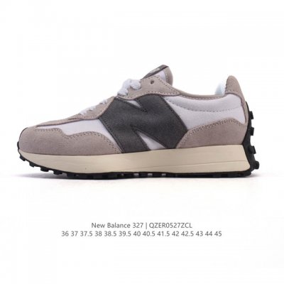 真标 Nb 新百伦 New Balance 327系列复古休闲运动慢跑鞋时尚男女运动鞋 以更纯粹的复古风格设计打造的全新造型 侧身还以解构设计 将 N 字标志以