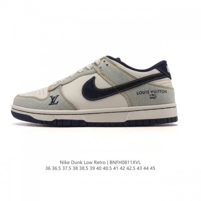 公司级 真标 耐克 Nike Sb Dunk Low Pro 男女款运动鞋复古板鞋。采用柔软皮革鞋面，经久耐穿，塑就如元年款 Dunk 般的复古质感。鞋头透气孔