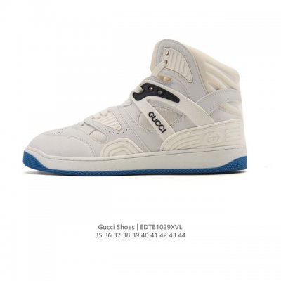 公司级 Gucci 古驰 明星同款高帮 拼色情侣厚底复古2025年新款韩版潮流百搭休闲运动篮球鞋 尺码: 35-44 编码: Edtb1029Xvl
