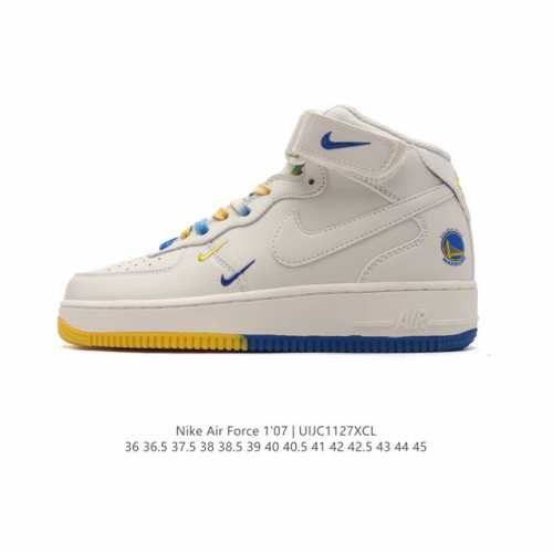 公司级 Nk Air Force 1'07 Mid Af1耐克 空军一号 Af1 中帮 魔术贴 厚底增高运动板鞋 原楦头原纸板 打造纯正空军版型。专注外贸渠道