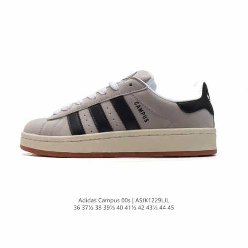 Adidas阿迪达斯.三叶草Campus 00S 面包鞋复古休闲板鞋。千禧回潮！Adidas Campus 00S 经典再现！面包化的Campus鞋款在今年受到