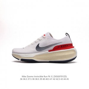 真标 耐克 Nike ZOOMX INVINCIBLE RUN FK 3 机能风格运动鞋 厚底增高老爹鞋，最新一代的invincible 第三代来了！首先鞋面采