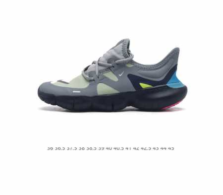 耐克 Nike Free Rn 5.0赤足跑步鞋透气缓震运动鞋 诞生于2004年 其定位为赤足训练 5.0表示该款鞋的缓震级别 数字越大 缓震效果越好越舒适 采 - 点击图像关闭
