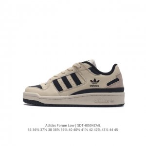 Adidas 阿迪达斯 三叶草 Forum Low 男女运动鞋 摩登演绎篮球风的经典鞋。英文的“Forum”，是进行表达的场所，在这里，可以释放自己的热情，阐述