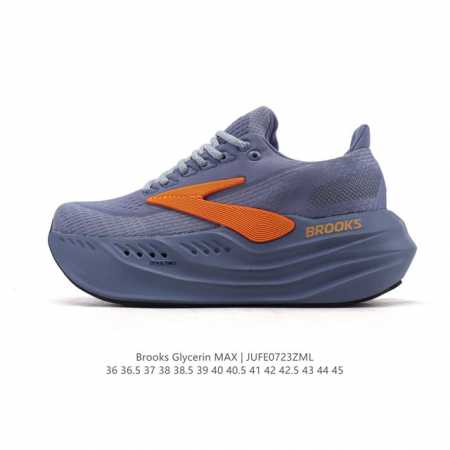 新品公司级 布鲁克斯 Glycerin Max 超级甘油:舒适的增高神器！Brooks Glycerin Max是一款极具突破性的顶级缓震运动跑鞋，由百年专业跑 - 点击图像关闭