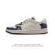 公司级 真标 耐克 Nike Air Jordan 1 Low Og Sp Military Blue Aj1乔1 路易威登联名 倒勾低帮篮球鞋 Aj1 乔丹1
