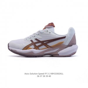 260 【新品公司级】亚瑟士Asics Solution Speed Ff 3网球鞋Asics亚瑟士女运动鞋专业网球鞋透气防滑厚底增高老爹鞋，这款鞋款搭载了创新
