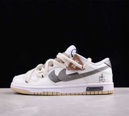 Nk Dunk Low 熊猫恶作剧-街头竞速 飞云之巅 Sb绑带低帮休闲板鞋 Dv0833- #配色采用做旧工艺 采用不规则不均匀做旧效果 打造出潮流复古做旧的 - 点击图像关闭