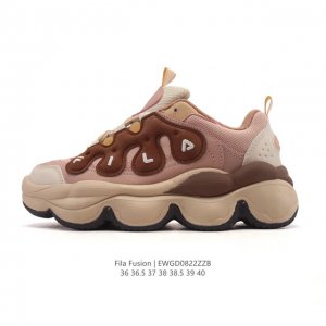 斐乐 女款老爹鞋 Fila Fusion 厚底增高百搭运动鞋 意大利百年经典运动品牌，网红单品 小红书推荐爆款 Fila斐乐新款小白鞋斐乐潮牌文化街头风运动鞋，