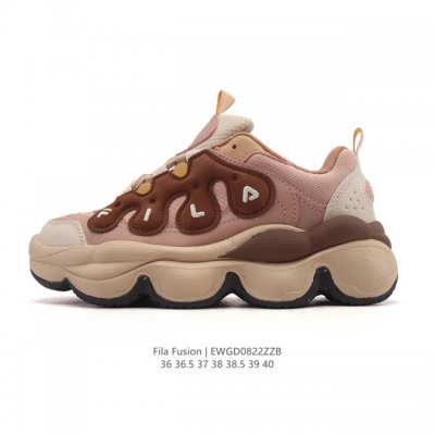 斐乐 女款老爹鞋 Fila Fusion 厚底增高百搭运动鞋 意大利百年经典运动品牌，网红单品 小红书推荐爆款 Fila斐乐新款小白鞋斐乐潮牌文化街头风运动鞋，