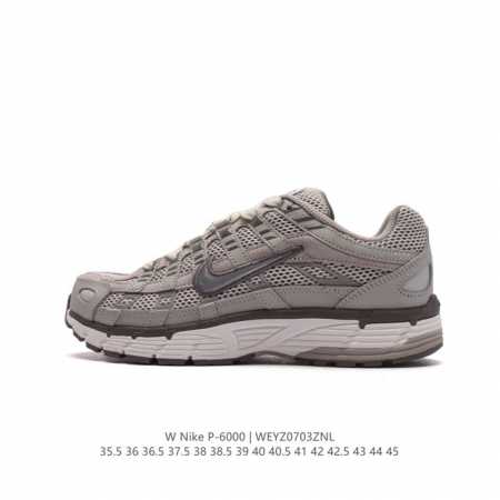 耐克 NIKE 男女子休闲运动鞋P-6000Premium 轻便舒适透气防滑缓震耐磨跑步鞋。P-6000 是一款植根于 2000 年代风格的混合款式，让人想起去 - 点击图像关闭
