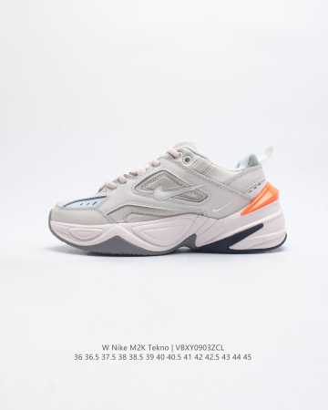 公司级 耐克 Nike M2K Tekno 男女子运动鞋厚底老爹鞋经典复古休闲慢跑鞋 从 Monarch 系列汲取灵感 以太空时代细节演绎未来风范 分层鞋面借鉴 - 点击图像关闭