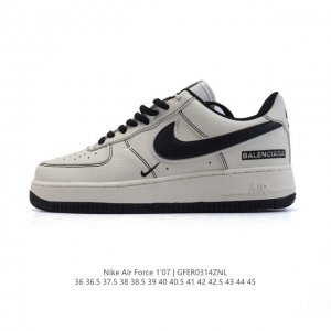 210 公司级 Af1耐克 2025年新款小白鞋 Nike Air Force 1 ‘07 Low 空军一号 厚底增高百搭运动板鞋 原楦头原纸板 打造纯正空军版