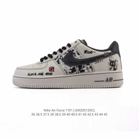 公司级 耐克 Nike Air Force 1 '07 Low 空军一号含气垫 小白鞋 2025年 蛇年新款 低帮百搭厚底增高休闲运动板鞋。柔软、弹性十足的缓震 - 点击图像关闭