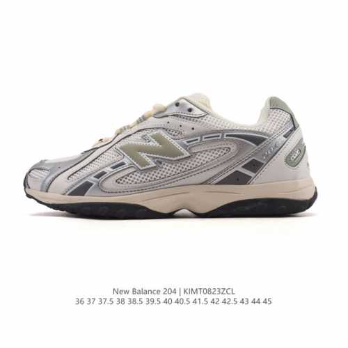 新品 新百伦 2025年新款 New Balance 204L 2025年夏季登场：复古薄底鞋重塑都市运动美学时尚运动跑步鞋，以复古薄底设计与室内足球鞋灵感，打
