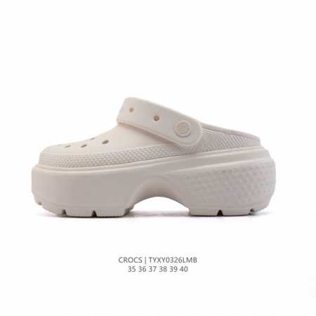100 【新款公司级】卡骆驰Crocs雪屋 Crocs经典随心凉拖 Crocs经典随心凉鞋 经典洞洞鞋 厚底增高百搭休闲凉拖鞋 沙滩凉鞋 女生穿这款真的好显腿细 - 点击图像关闭