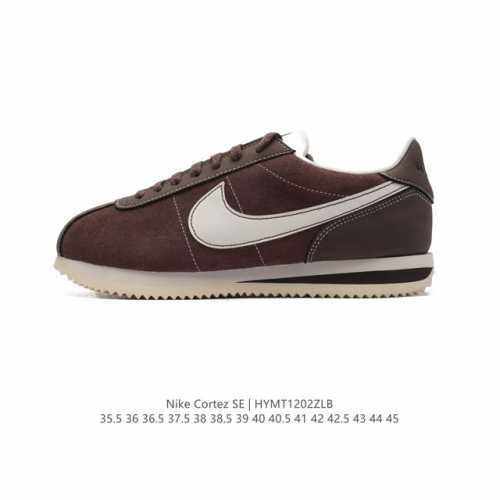 Nike Classic Cortez Nylon 耐克阿甘鞋男子运动鞋，秉承元年款经典风格，糅合防水鞋面设计，令双足保持干爽舒适。防水锦纶鞋面强势抵御风雨侵袭