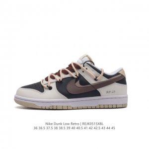 耐克 Nike Dunk Low Retro 运动鞋复古解构绑带板鞋 双鞋带 路易威登联名。作为 80 年代经典篮球鞋款，起初专为硬木球场打造，后来成为席卷街头