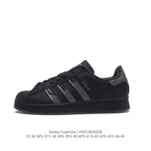 阿迪达斯 Adidas Superstar Ayoon W 三叶草运动鞋经典贝壳头板鞋 时尚女鞋 。织物鞋面材质 标志性的贝壳鞋头，锯齿三条纹，简约的线条。就连
