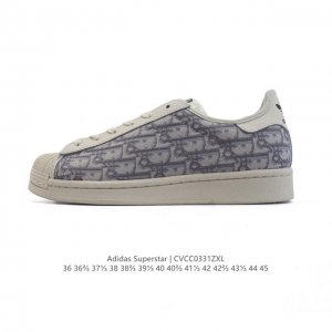 阿迪达斯 Adidas Superstar 三叶草2025年新款鞋子 蛇年新款经典贝壳头系列 新款休闲板鞋潮流男女士运动鞋 。鞋面柔软皮革材质 标志性的贝壳鞋头