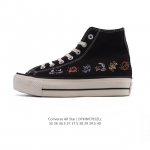 Converse All Star 高帮女士运动鞋 一星匡威全明星复古 休闲百搭板鞋 经典透气帆布面慢跑鞋。这个系列是匡威最古老的系列了。是匡威品牌公司 8年成