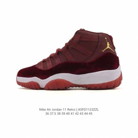 耐克乔丹11代 Nike Air Jordan 11 Retro 复刻男女运动鞋 Aj11代经典设计，深受球员与球迷喜爱。Jordan 乔丹 采用漆皮牛培革鞋面 - 点击图像关闭