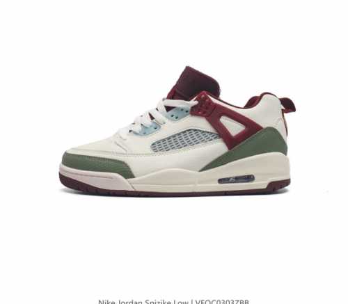 耐克 Nike Jordan Spizike Low 经典爆裂纹复古运动篮球鞋 全新低帮造型吸睛 整双鞋在融合了 Air Jordan 经典鞋款中的标志性元素之