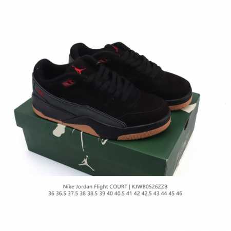 耐克 Nike 乔丹 Jordan Flight Court 时尚休闲 防滑耐磨 低帮运动鞋 复古篮球鞋 男女同款 Jordan 新鞋型 又来了 新配色曝光 滑 - 点击图像关闭