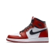真二层耐克 Nike Air Jordan 1 Retro High Og 乔丹一代aj1 乔1 Aj1 高帮篮球鞋复刻运动鞋 皮面高帮板鞋的设计灵感源自运动夹