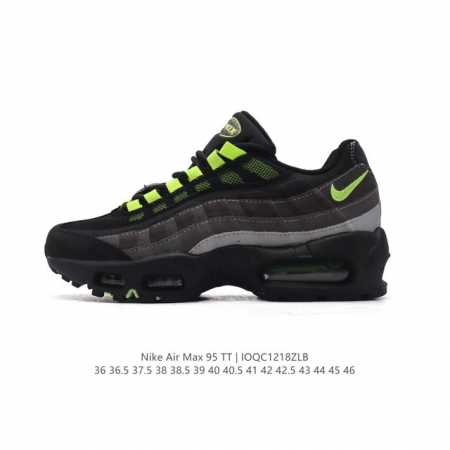 Nike 耐克 Air Max 95 潮流百搭 气垫缓震慢跑鞋 休闲防滑运动鞋！Nike耐克跑步鞋经典透气舒适运动鞋休闲鞋。为了迎接今年的世界地球日，Nike - 点击图像关闭