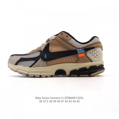 nike 耐克夏季 Zoom Vomero 5 运动鞋休闲训练跑步鞋，Nike Zoom Vomero 5 运动鞋妥帖包覆足部，提供透气支撑效果。耐穿材料组合设
