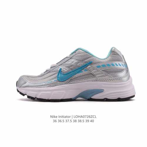 Ins爆火全新韩系古着风，回味经典 Nike 耐克Initiator Running创始者系列复古厚底增高老爹休闲运动舒适跑鞋。尺码: 36-40含半码货号：I